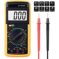 Multimetro Digital Profesional-Voltímetro Amperímetro Ohmímetro Probador Voltaje Multicomprobador AC-DC con…